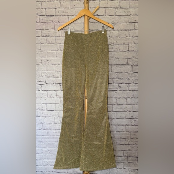Gold flare pants - Picture 11 of 16